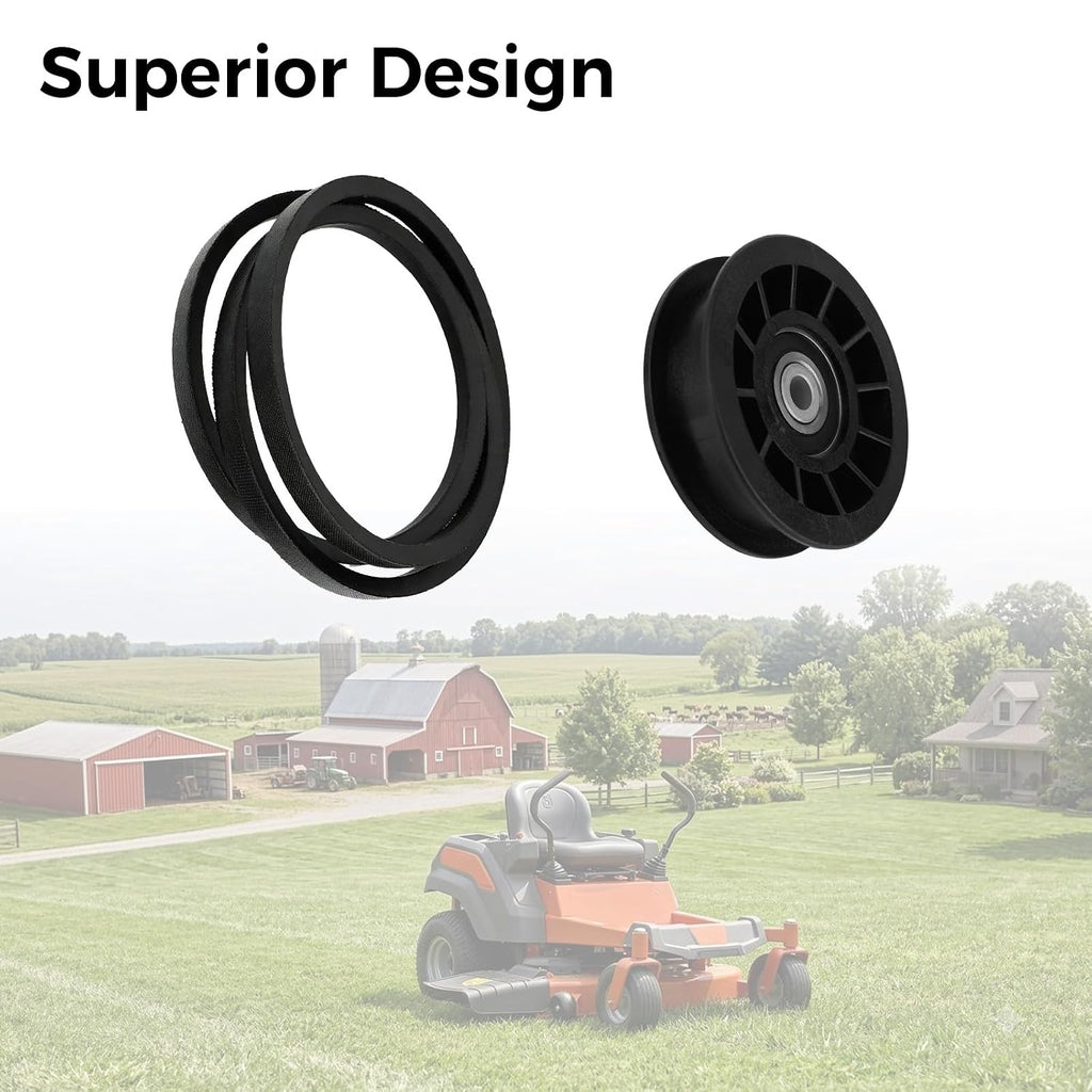 Gosknor Idler Pulley & Drive Belt for Husqvarna Idler Pulley & Drive Belt