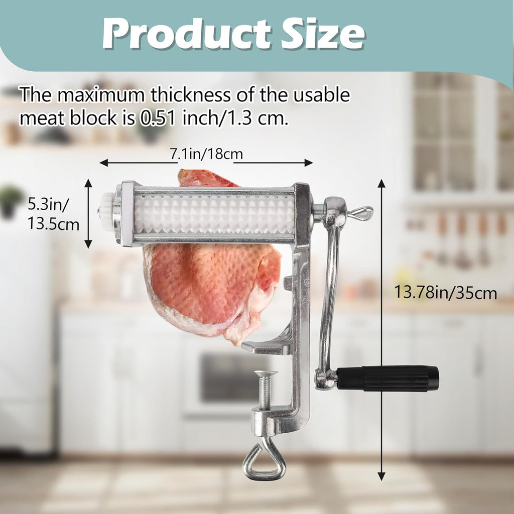 Manual Meat Tenderizer Cuber, Heavy Duty Meat Cuber Steak Flatten