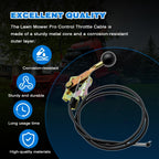 zyamstr Lawn Mower Pro Control Throttle Cable Replace 06900411