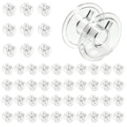 Class 15 Bobbins for Singer Sewing Machines Transparent Plastic Bobbin 50PCS/Box