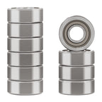 XIKE 10 Pcs MR74ZZ Bearings 4x7x2.5mm, Double Shield Seals Metal.