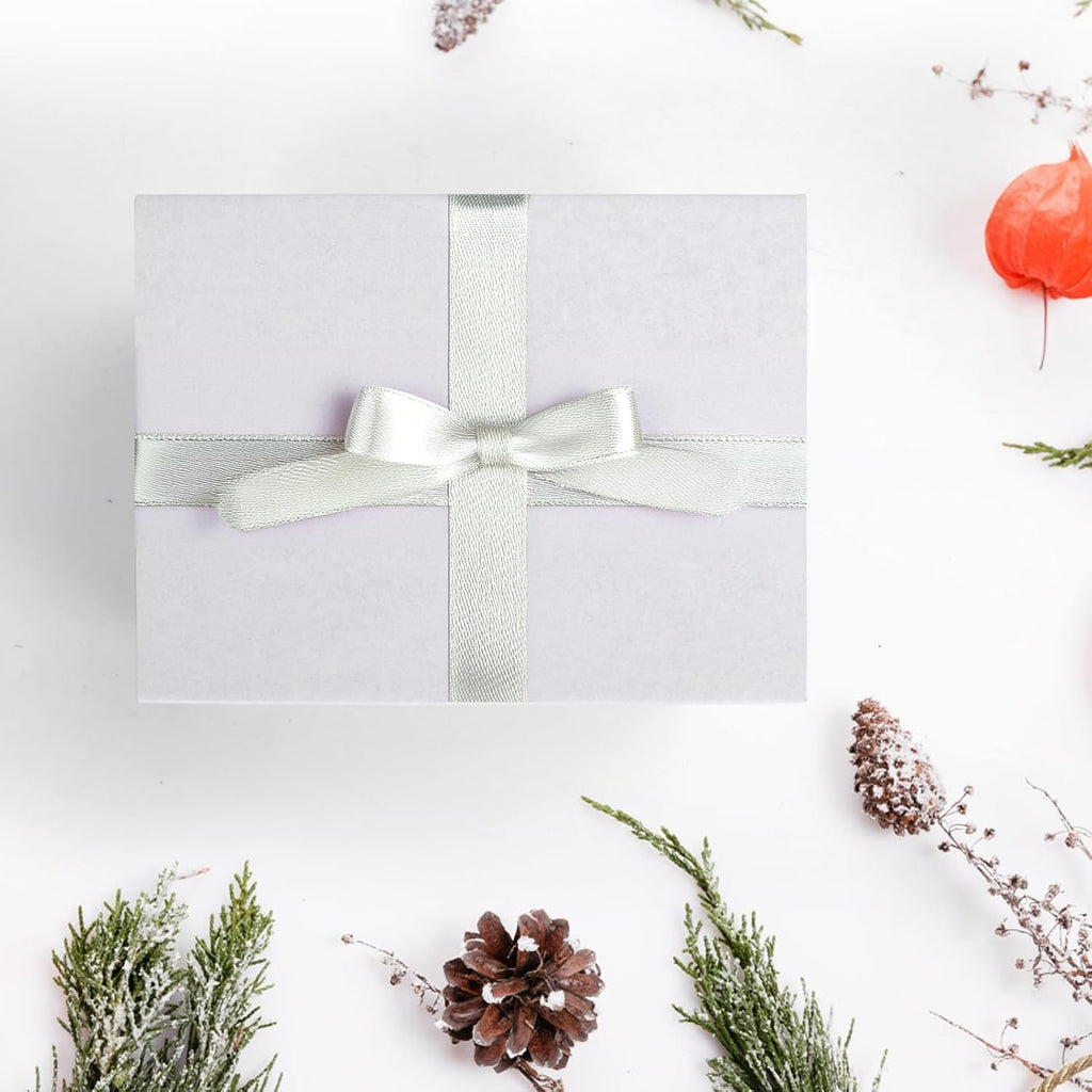25-Pack Shipping Boxes 8x6x2 Inches, White