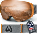 Wildhorn Roca Ski Goggles Men Women Anti-Fog/Scratch 100% UV-Magnetic Lens-Snowboard Snow Goggles Men Women