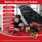 TAINECTC 2 Pcs Battery Disconnect Switch with LED for Battery Anti-Drain