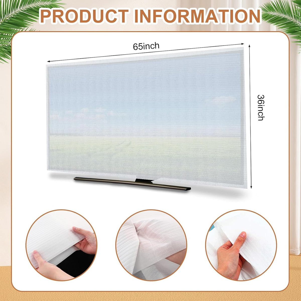 10 Pcs TV Moving Boxes Foam Screen Cover Set, 40 x 60 x 4 Inches