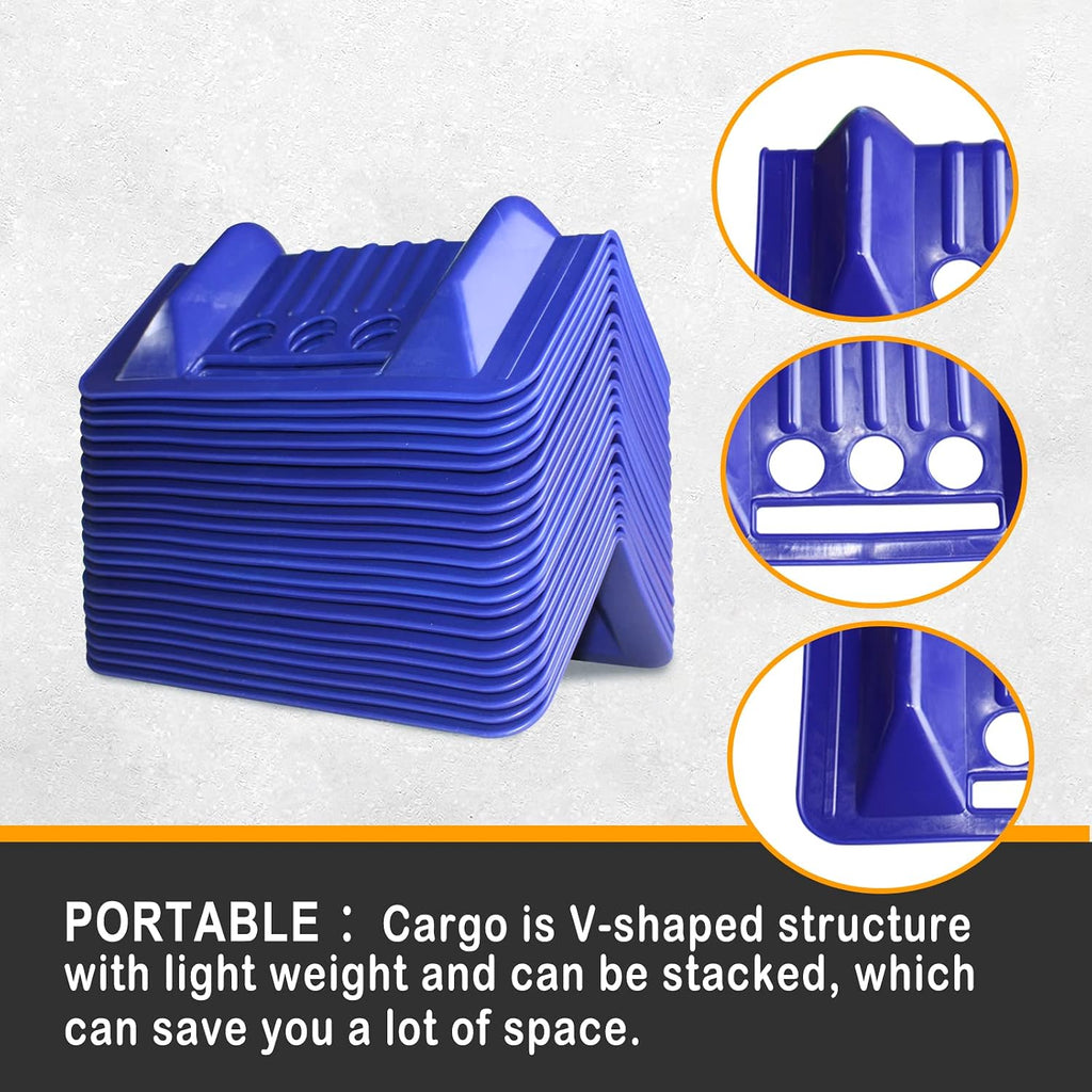 ENJ Flatbed Edge Protectors for Cargo Loads Corner Protectors Flatbed Used Together with Webbing to Protect Cargo, 20