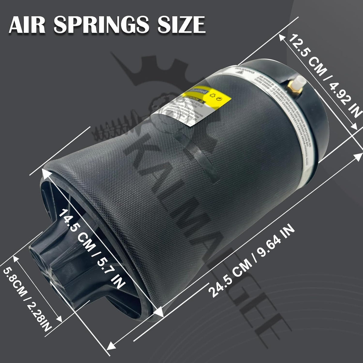 2PCS Rear Air Springs, Air Suspension Bag for Jeep Grand Cherokee 2011-2015