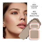 Face Sculpting Contour Palette, Smooth Matte Contour Pressed Powder, Ultra-fine Lightweight, Easy to Blend, Multiuse