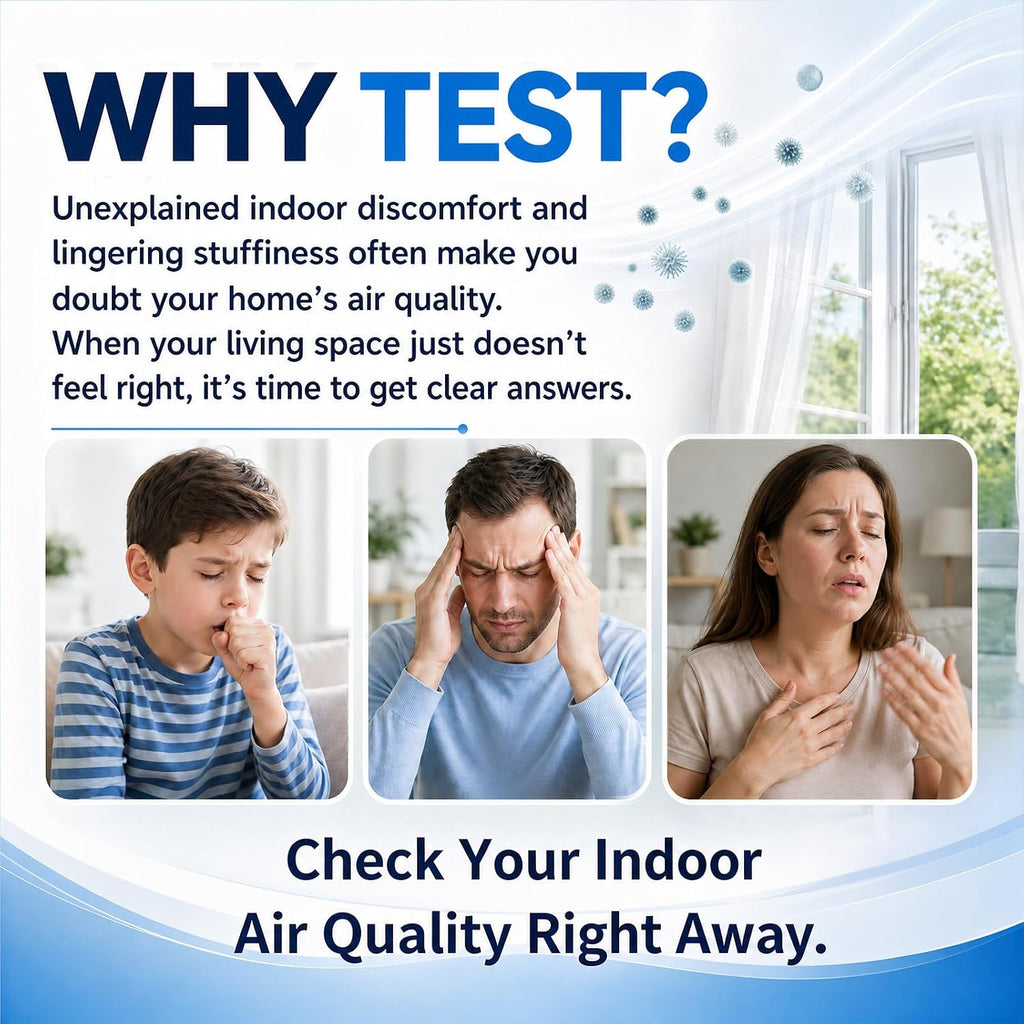 Mold Test Kit for Home, 16 Detection Tests, DIY Mold Detector for Indoor Air Quality, Home Surfaces & HVAC Systems