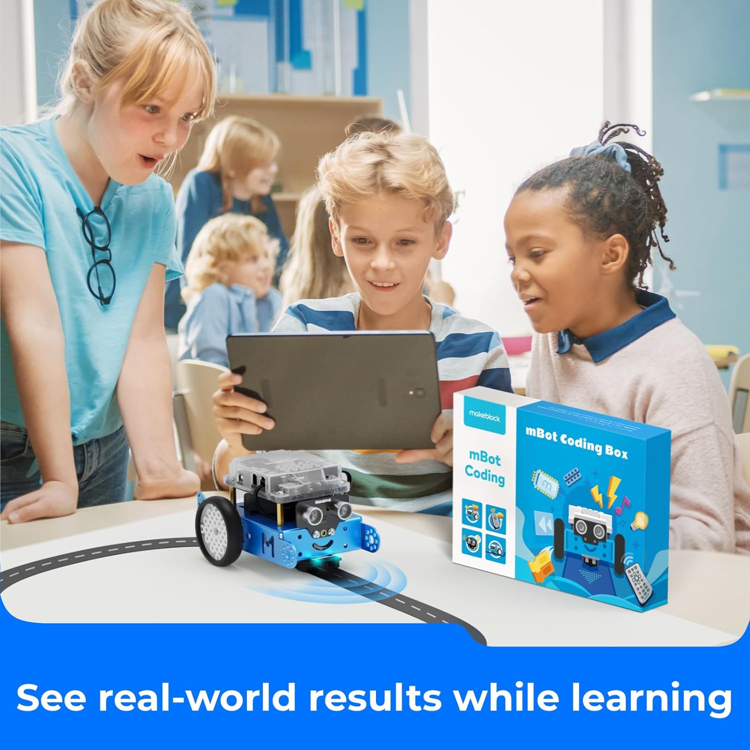 mBot Arduino Robot Kit with Scratch Coding Box for Kids Ages 8-12 | Learn to Code with Scratch & Arduino, 4