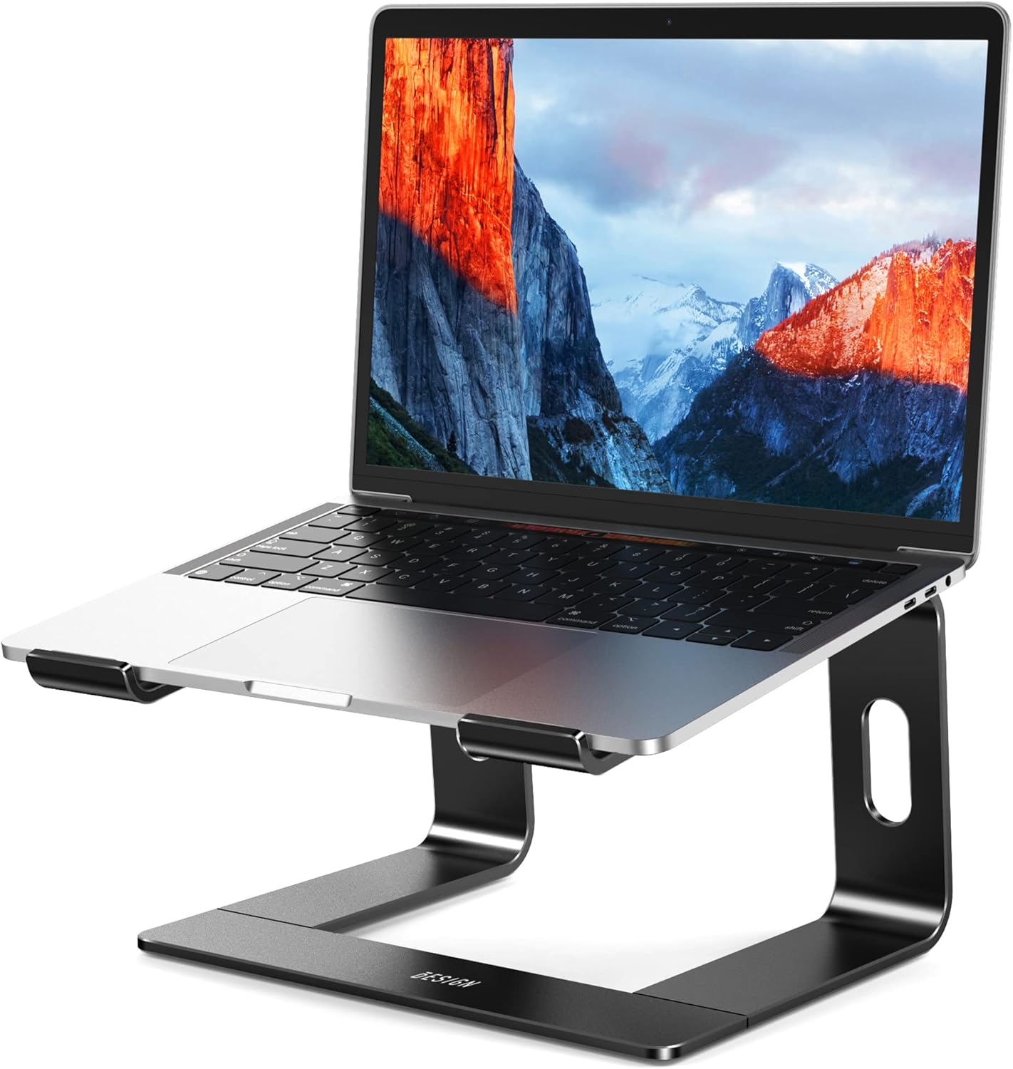 LS03 Aluminum Laptop Stand, Ergonomic Detachable Computer Stand, Notebook Riser, Laptop Mount Compatible with Air