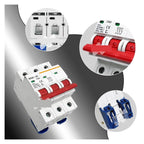 Surge Protector Wind Turbine Controller Switch 63A Overload Protector Wind 3 Phase AC 400V Circuit Breaker Electrical MCB 3 Pole