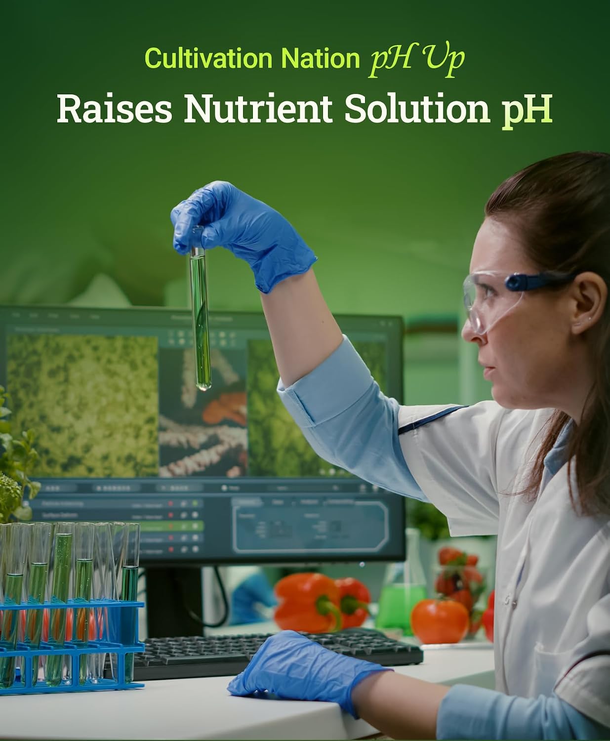 Cultivation Nation pH UP for Plants’ Nutrient Solutions - Formulated with Potassium Hydroxide for Adjustment - Ideal