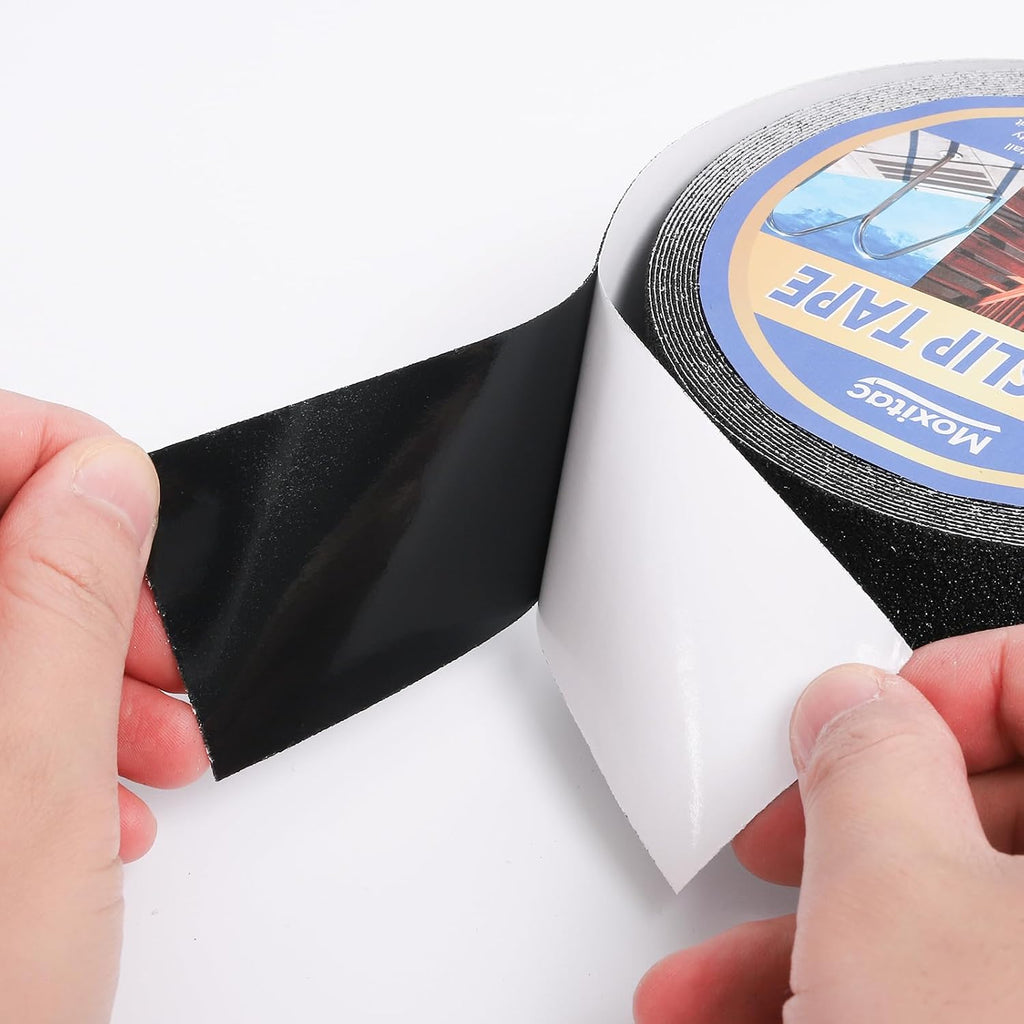 Heavy Duty Anti Slip Traction Tape 2" x 38 FT, 80 Grit Waterproof High Friction Grip Tape for Indoor Outdoor Stairs
