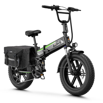 F3 Max Folding Electric Bike for Adults, Full Suspension 20" Fat Tire