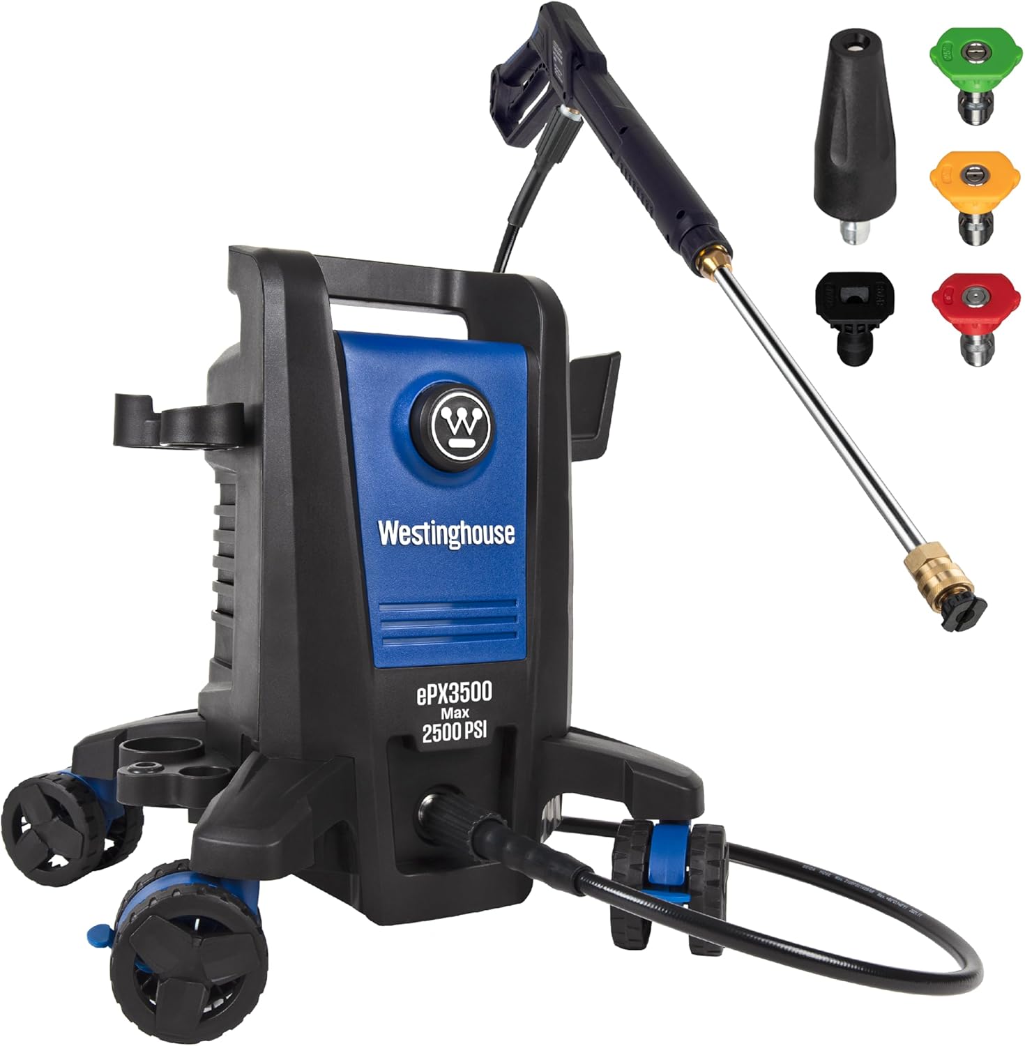 ePX3500 Electric Pressure Washer, 2500 Max PSI 1.76 Max GPM with Anti-Tipping Technology, Onboard Soap Tank