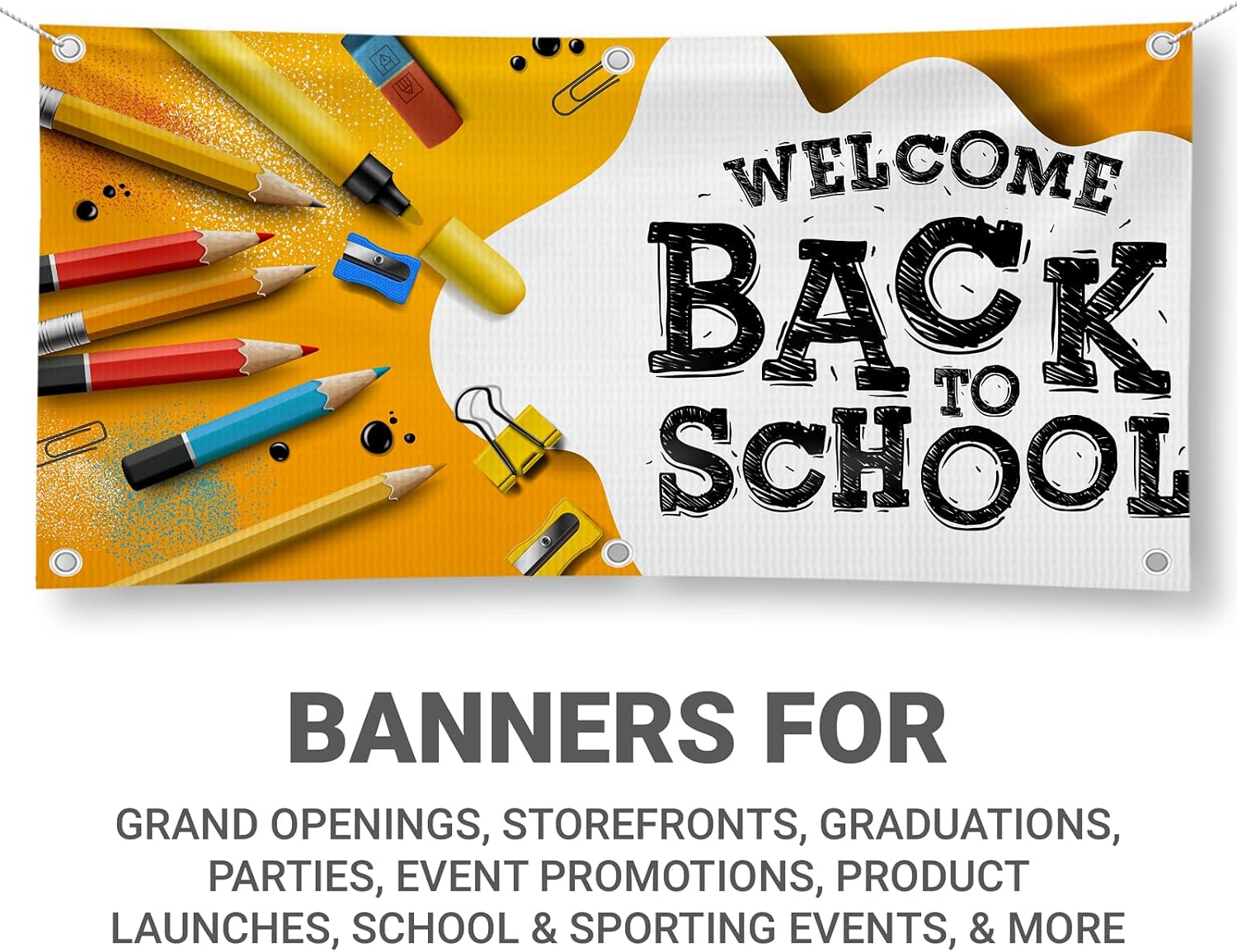 Custom Banner 13oz Matte | Personalized Custom Vinyl Banner for Grand Openings, Graduations, Parties, Event