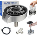 Glass Rinser for Kitchen Sink Glass Rinser with Pull-Out Spray