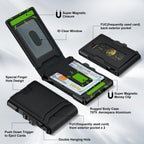 Genuine Leather Wallet for Men: Slim RFID Smart Minimalist Wallet
