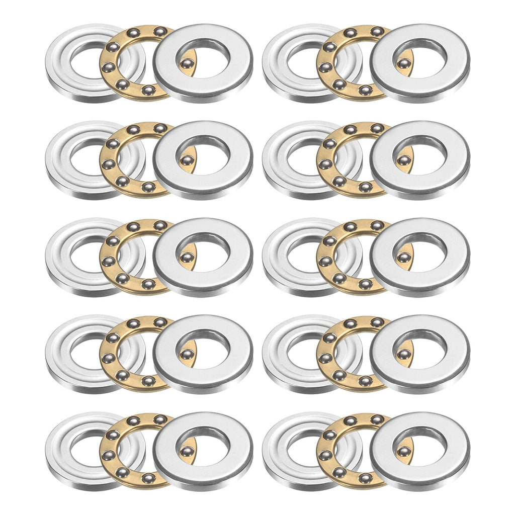 uxcell 10Pcs F5-11M Thrust Ball Bearings 5mm Bore 11mm OD 4.5mm Thick