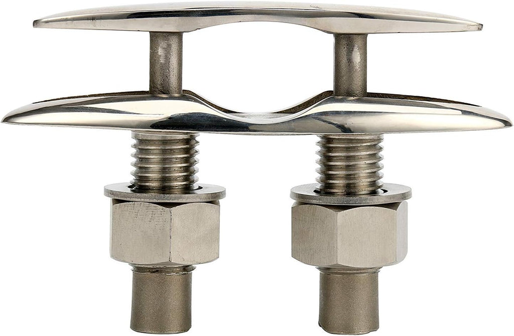 Amarine Made 2 Pack Stainless Steel 316 Pull Up Cleat - 6-1/2" -M0098S (2)