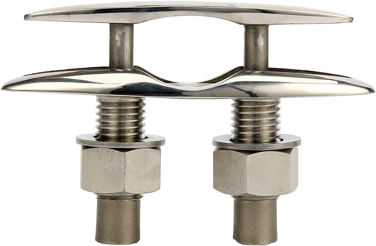 Amarine Made 2 Pack Stainless Steel 316 Pull Up Cleat - 6-1/2" -M0098S (2)