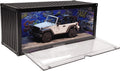 Display Case with LED Light for 1/18 Scale Model Car | Shipping Container Style Garage Diorama Show Case - Graffiti