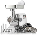 Turboforce 3000 Series 5-in-1 Electric Meat Grinder | 3000W Max | 3-Speed | Size #12 | 5 Grinding Plates | 3
