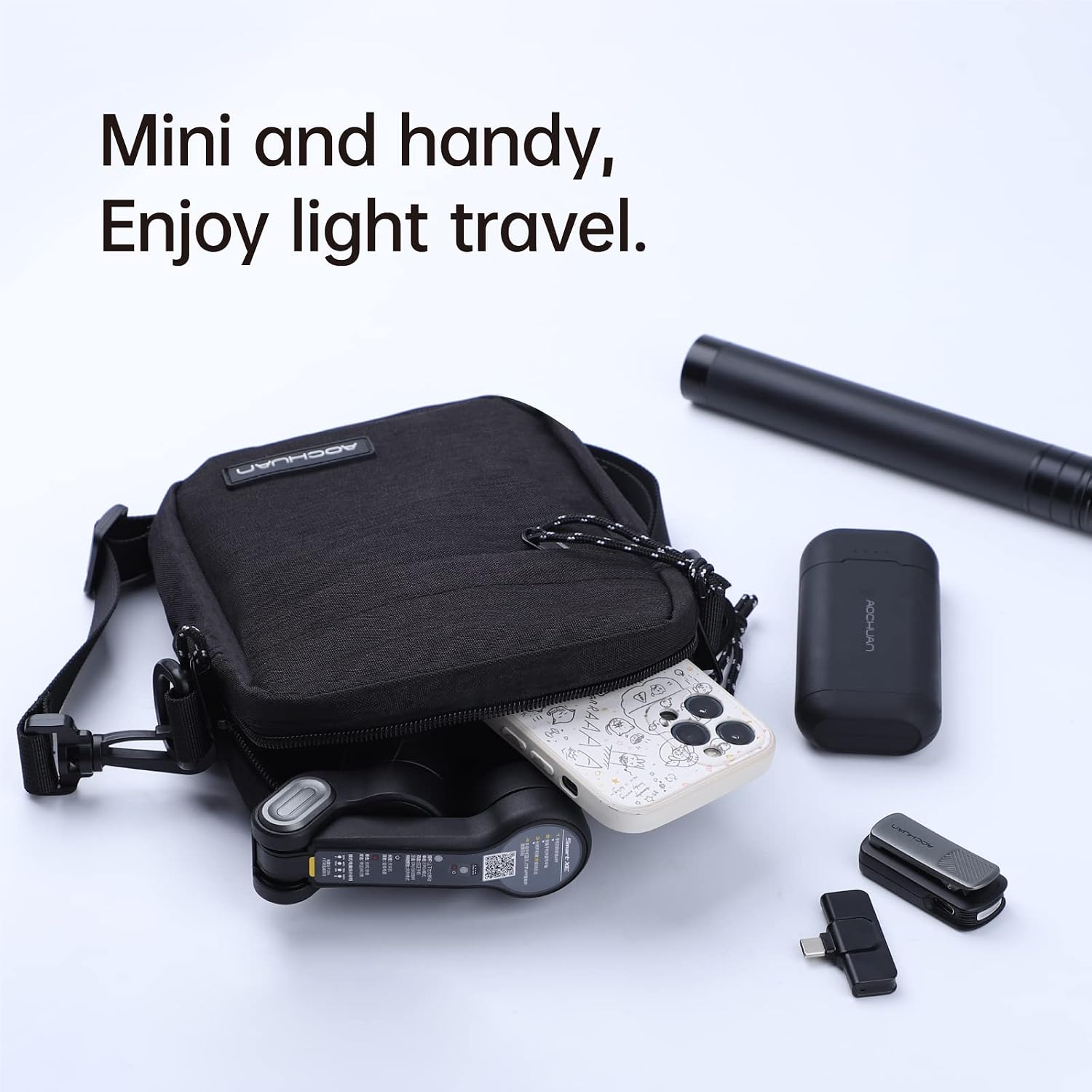 B20 Camera Bag Gimbal Storage Sling Bag for Camera, Lens, 3-Axis Gimbal Stabilizer & Camera Accessories, with