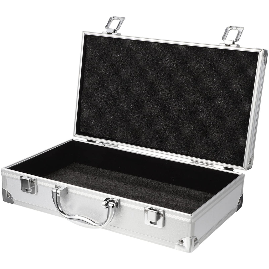 Aluminum Briefcase Hard Case with DIY Customizable Foam Insert for Test Instruments Cameras Tools Parts and