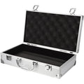 Aluminum Briefcase Hard Case with DIY Customizable Foam Insert for Test Instruments Cameras Tools Parts and