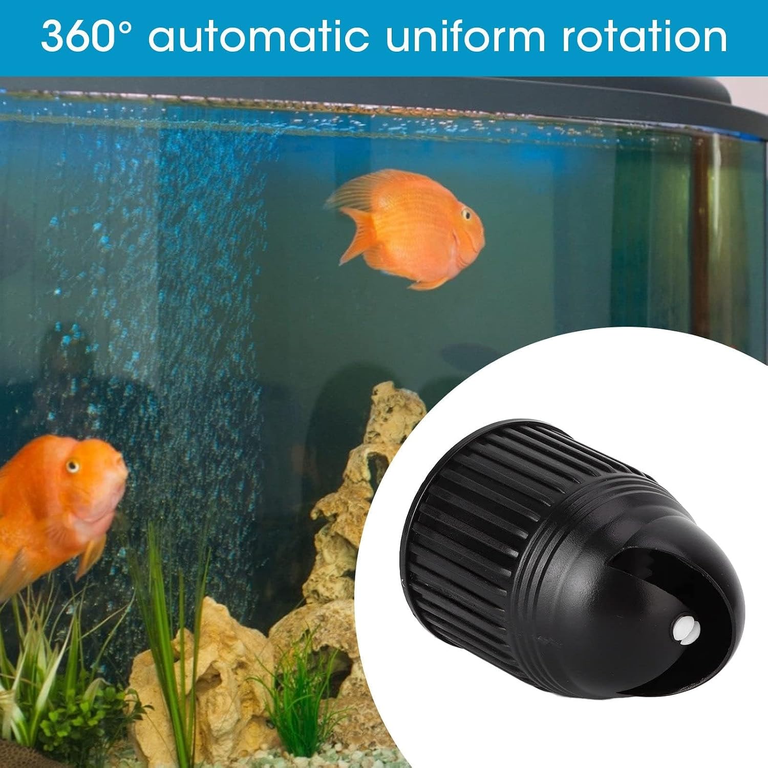 Powerhead ,Fish Small 360° Automatic Uniform Rotation Circulation Pump Freshwater Saltwater Maker for Aquarium