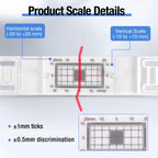 MOETER Crack Gauge Tell-Tale Monitor, 2 Axis, with Updated Two Pre-Set Pegs