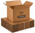 Large Moving Boxes 20"L x 20"W x 15"H 6-Pack - Corrugated Cardboard Box for Shipping, Mailing, Packing, Packaging and