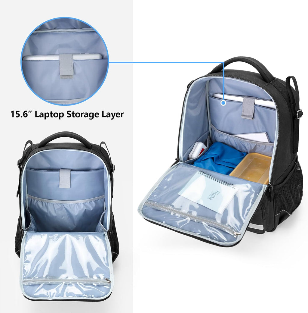 Wheelchair Backpack, Wheelchair Bag for Back of Chair, Wheel Chair Basket to Hang on Back with Thermal Insulation