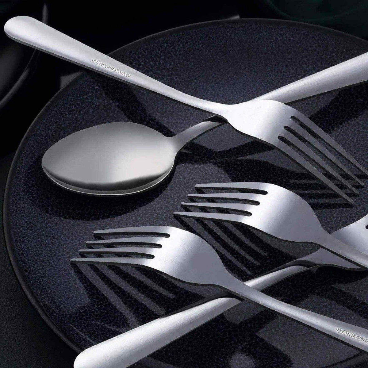 36-Piece Tea Spoons Set Silverware - Only for Home, Kitchen or Restaurant - Mirror Polished, Dishwasher Safe 6.7 inch