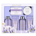 Spa Gifts for Women, Lavender Gift Set, Body & Earth 6 Pcs Bath Gift Sets, Self Care Kit, Birthday Relaxing Spa Set