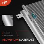 A-Premium Air Conditioning Condenser Compatible with Chevrolet & Pontiac