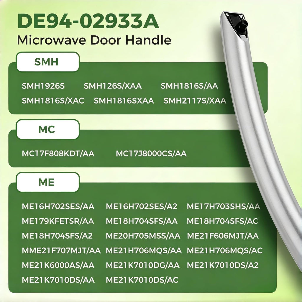 NEW Upgraded ME19R7041FS ME16A4021AS Microwave Door Handles Silver