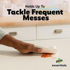 Essentials Select-A-Size Paper Towels, 6 Double Rolls, White, 108 Sheets Per Roll