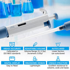 Pipettor Adjustable 1000-5000ul Single-Channel Variable Volume Micropipette
