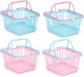 4pcs Small Shopping Basket, Mini Play Shopping Basket