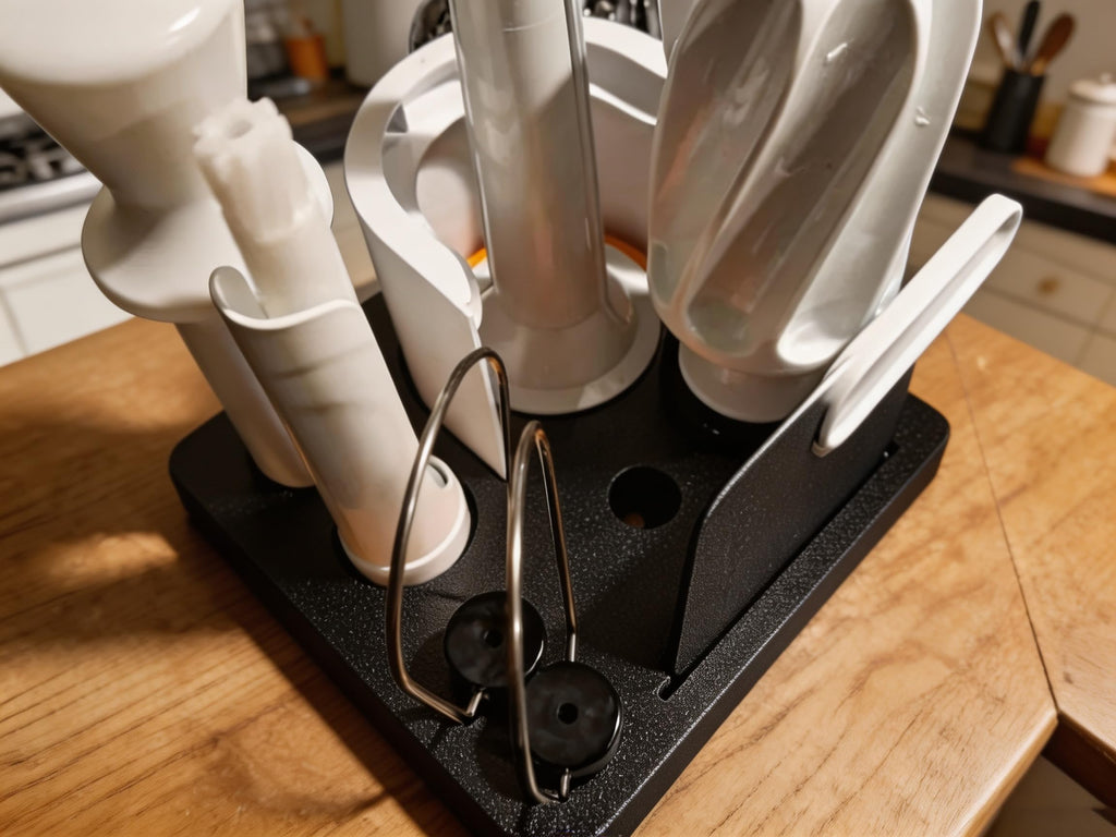 Storage Rack for Stand Mixer Attachments Compatible with Ankarsrum