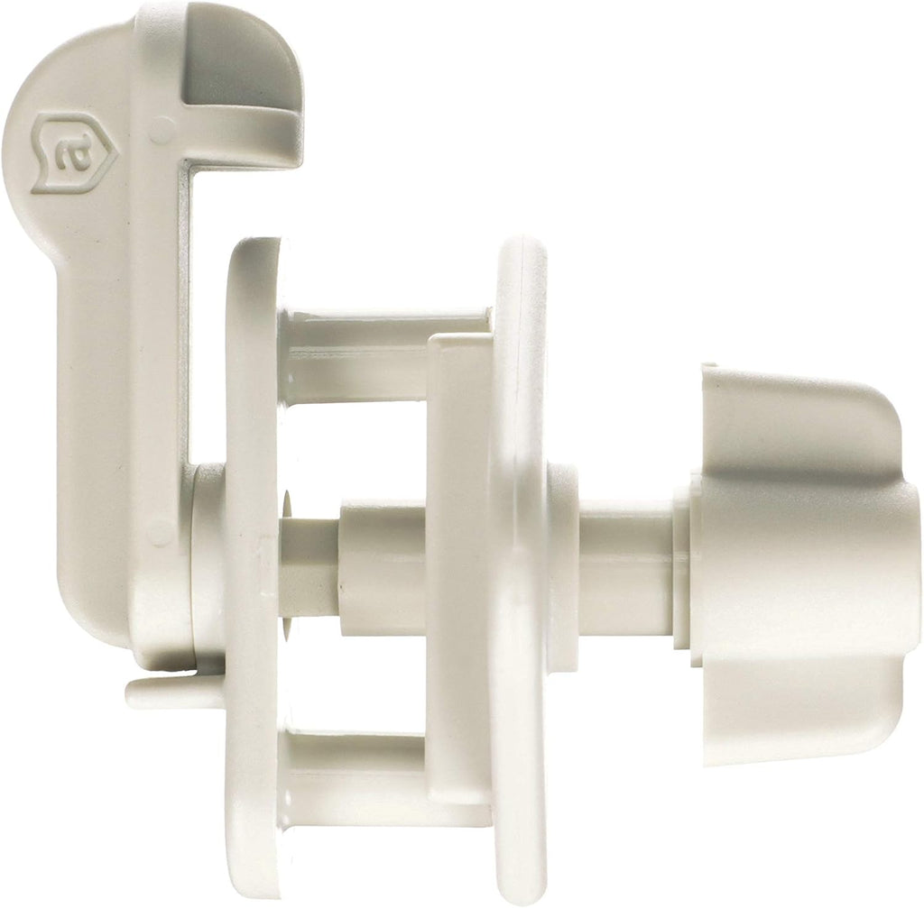 Attwood 11404-6 Pontoon Replacement Latch, Universal Sizing for Square Frames 1 Inch to 1 ¼ Inch, Fits Left- or Right-Hinge Gate