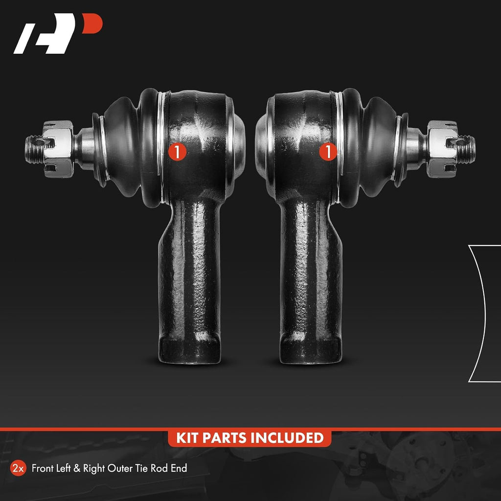 A-Premium Front Outer Tie Rod End, Compatible with Hyundai, Dodge, Chrysler