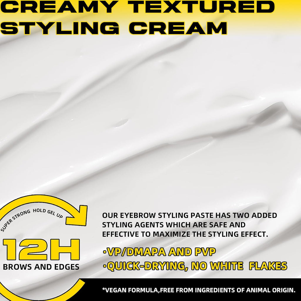 Brow Styling Spiking Glue - Clear Eyebrow Setting Gel, Brow Fix Gel for Long-Lasting Hold, Waterproof & Sweat-Proof