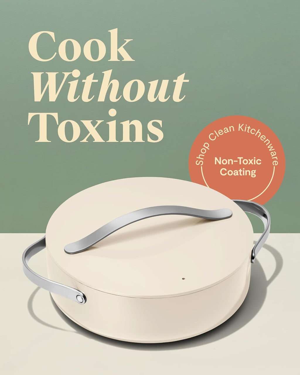 6 qt Non-Stick Ceramic-Coated Rondeau Pot