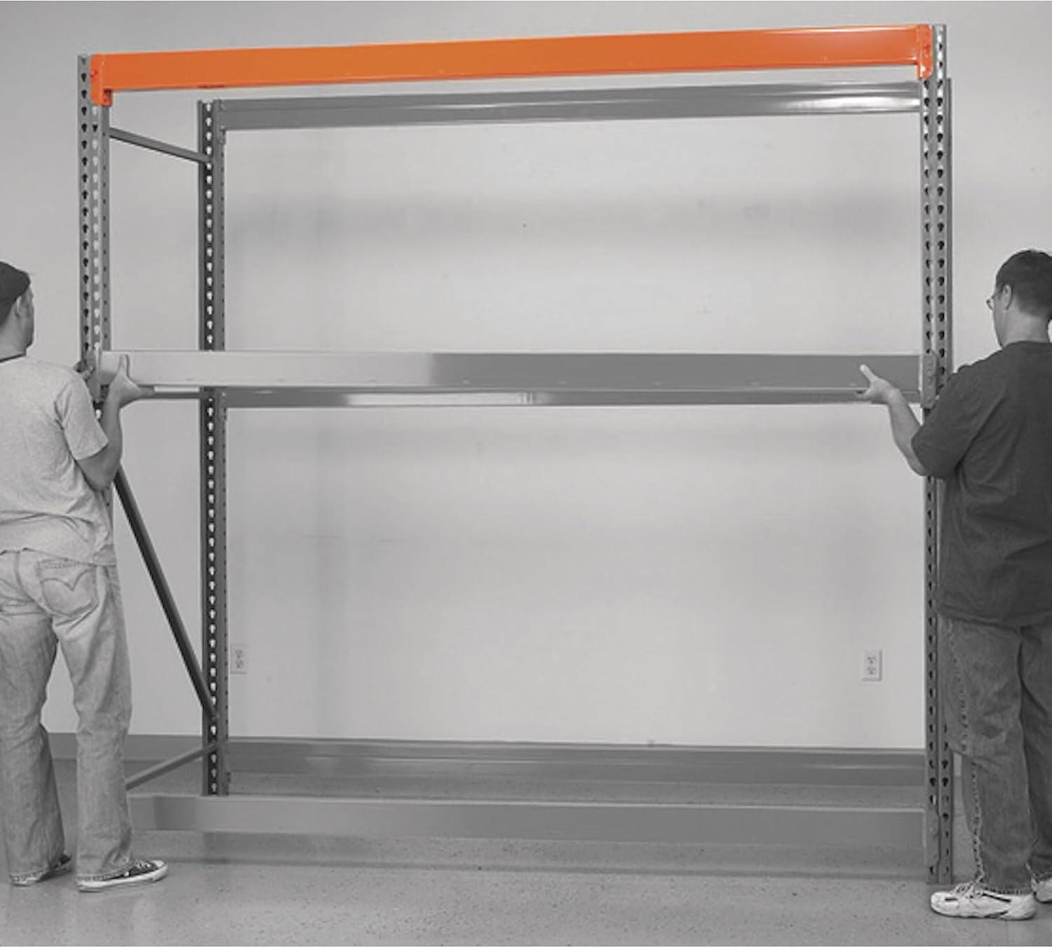 AK Industrial Extra Heavy-Duty Teardrop Pallet Rack Beam - 96in.L, Model Number AK-RBI-96-4.65