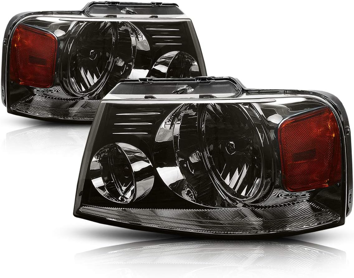 2Pcs Replacement Headlights Assembly Compatible with 2004-2008 Ford F150