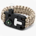 Sports Whistle, 6-in-1 Survival Whistle with Compass & Fire Starter | ABS Plastic & Paracord, Compact Wristband